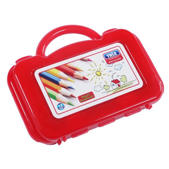 TRİX TAM BOY ÇANTALI KURU BOYA 12/72 TRİX TAM BOY ÇANTALI KURU BOYA 12/72
